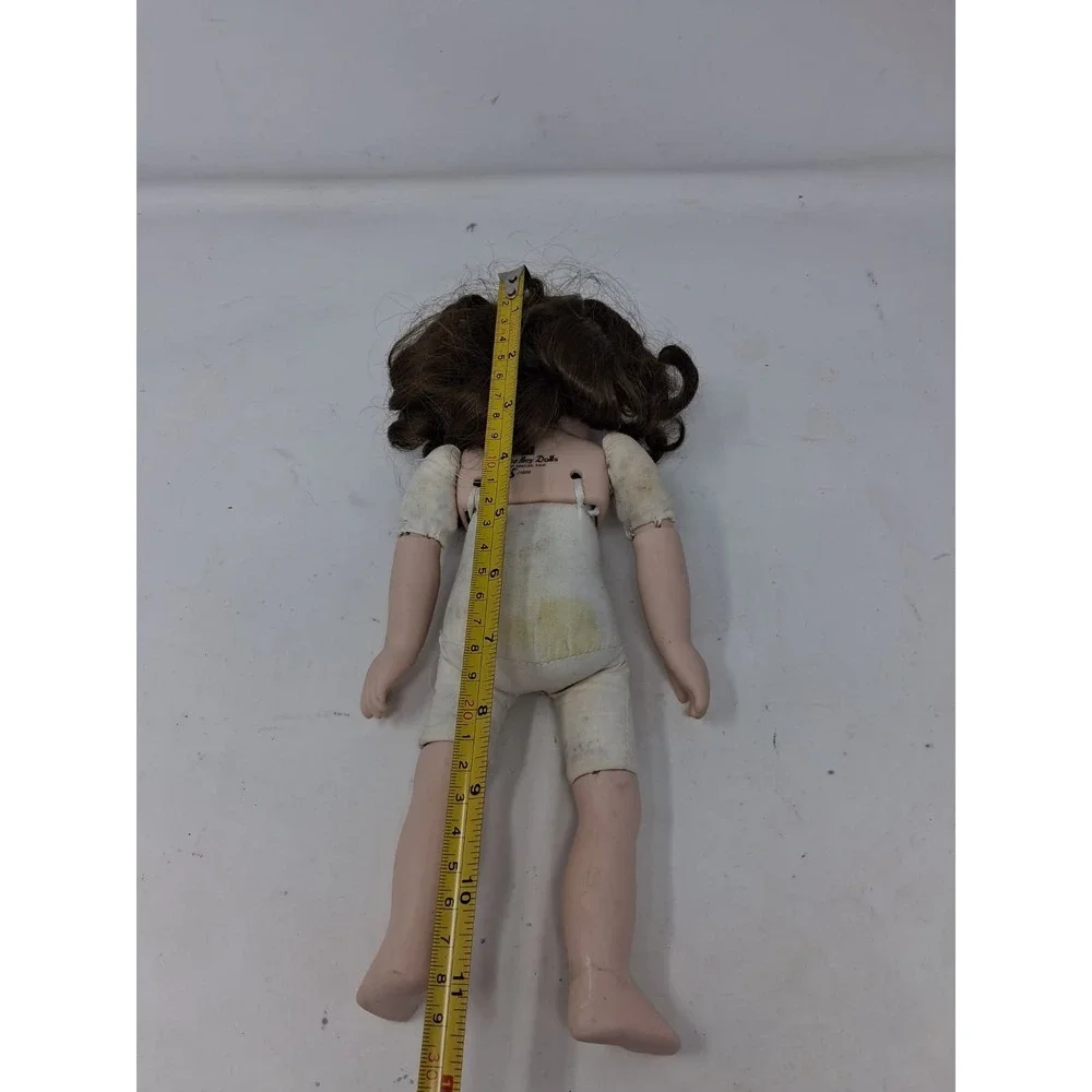 Bradley Dolls Porcelain Bisque Limited Edition 1295/1500 Brown Hair Vintage  w